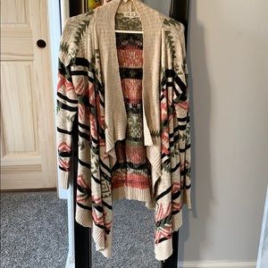 Tribal Print Cardigan
